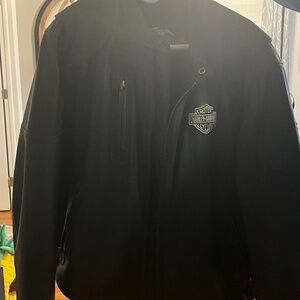 Harley Davidson men’s leather jacket with zip in liner